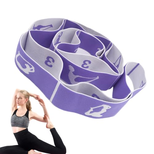 amkui Yoga Stretch-Gurt, Stretch-Gurt | Übungsbänder für Stretching - Fitnessübungen, Widerstandsbänder für Gymnastik, Pilates, Training von amkui