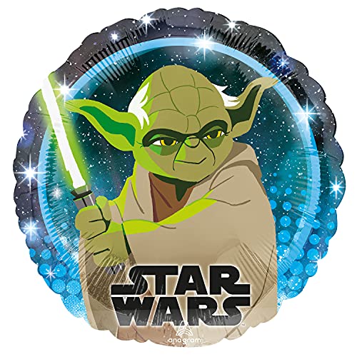 18In Star Wars Galaxy Yoda Foil Balloon 18In Star Wars Galaxy Yoda Foil Balloon von amscan
