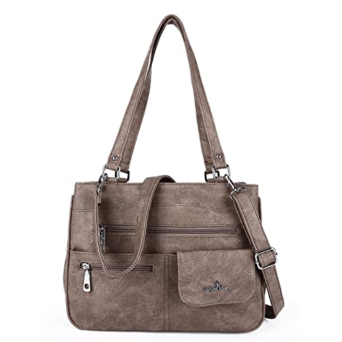 Angel Kiss Tasche Leder Damenhandtasche Schultertasche Handtaschen Wasserdicht Tragetasche Multifunktionale Henkeltasche Umhängetasche Groß für Arbeit Schule Shopper Reise Angel Kiss Tasche Leder Damenhandtasche Schultertasche Handtaschen Wasserdicht Tragetasche Multifunktionale Henkeltasche Umhängetasche Groß für Arbeit Schule Shopper Reise von Angel Kiss