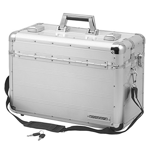 anndora Pilotenkoffer Businesskoffer TSA Schlösser Aluminium Oberfläche - Silber anndora Pilotenkoffer Businesskoffer TSA Schlösser Aluminium Oberfläche - Silber von anndora