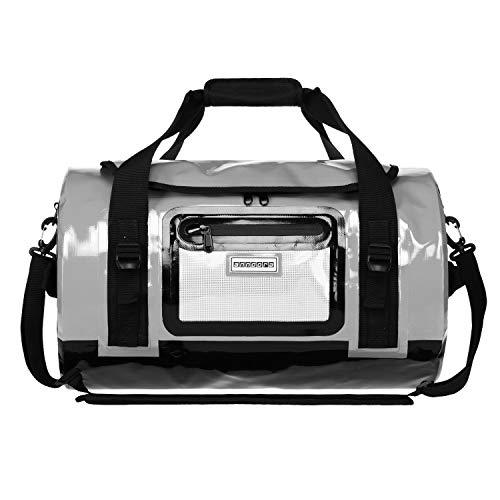 anndorabag Wasserfeste Reisetasche 30L grau Segeltasche Dry Reisetasche von anndora