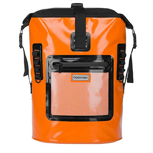 anndora Wasserdichter Rucksack 35L Orange mit Rolltop Frontfach - Dry Bag anndora Wasserdichter Rucksack 35L Orange mit Rolltop Frontfach - Dry Bag von anndora