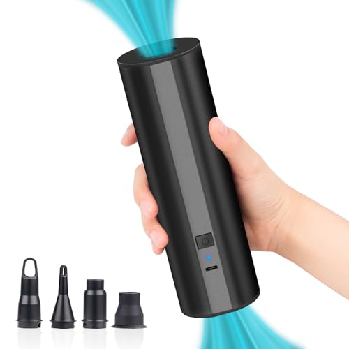 Elektrische Luftpumpe, Wiederaufladbare Akku Luftpumpe, Luftpumpe Elektrisch für Luftmatratze, Schlauchboot, Pool, Kabellose Schnell Inflator/Deflator mit 4 Düsen Elektrische Luftpumpe, Wiederaufladbare Akku Luftpumpe, Luftpumpe Elektrisch für Luftmatratze, Schlauchboot, Pool, Kabellose Schnell Inflator/Deflator mit 4 Düsen von anngrowy