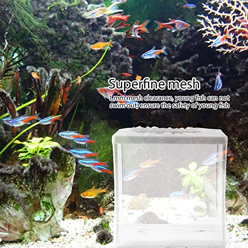 Multifunktionale Isolation Mesh Box Fischzuchtnetz Aquarium Fisch Inkubator Züchter Mit Dem Becher Können Sie das Netz Isolation Mesh Box Fischzuchtnetz Fisch Einfach Anbringen von aqxreight