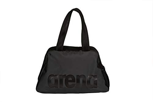 ARENA Unisex – Erwachsene Schultertasche Fast All Black Sporttasche, one Size von ARENA