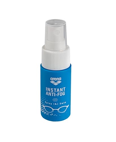 arena Instant Anti-Fog Spray für Schwimmbrillen, Antibeschlag, Anti-Fog für Linsen, Schwimmzubehör, 35 ml Flasche, Transparent (100) von ARENA