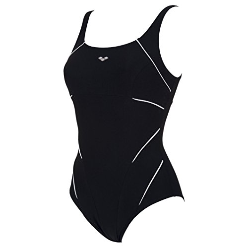 Arena Jewel Badeanzug Damen, schwarz / weiß, EU 38 Arena Jewel Badeanzug Damen, schwarz / weiß, EU 38 von ARENA