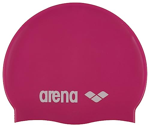 arena Classic Junior Unisex Silikon-Schwimmkappe, Schwimmkappe für Jungen und Mädchen, Badekappe mit Verstärktem Rand, Weiche und Strapazierfähige Schwimmkappe,Fuxia-White (91) arena Classic Junior Unisex Silikon-Schwimmkappe, Schwimmkappe für Jungen und Mädchen, Badekappe mit Verstärktem Rand, Weiche und Strapazierfähige Schwimmkappe,Fuxia-White (91) von ARENA