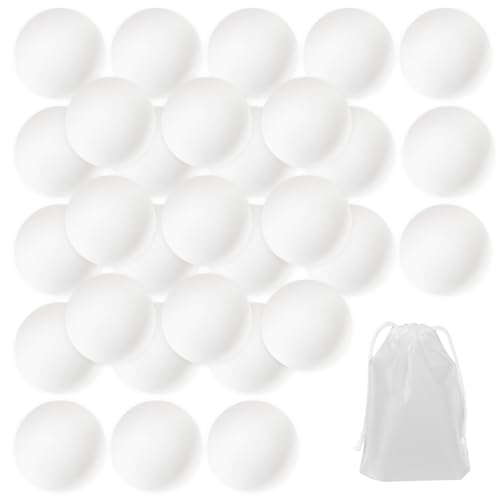 arrderly 30 Stück Weiße Tischtennisbälle, Nahtlose, Matte Textur-Tischtennisbälle,Kunststoff-Tischtennisbälle Für Sport, Spiele, Partys, Schwimmbäder, Haustierspielzeug Mit Aufbewahrungstasche arrderly 30 Stück Weiße Tischtennisbälle, Nahtlose, Matte Textur-Tischtennisbälle,Kunststoff-Tischtennisbälle Für Sport, Spiele, Partys, Schwimmbäder, Haustierspielzeug Mit Aufbewahrungstasche von arrderly