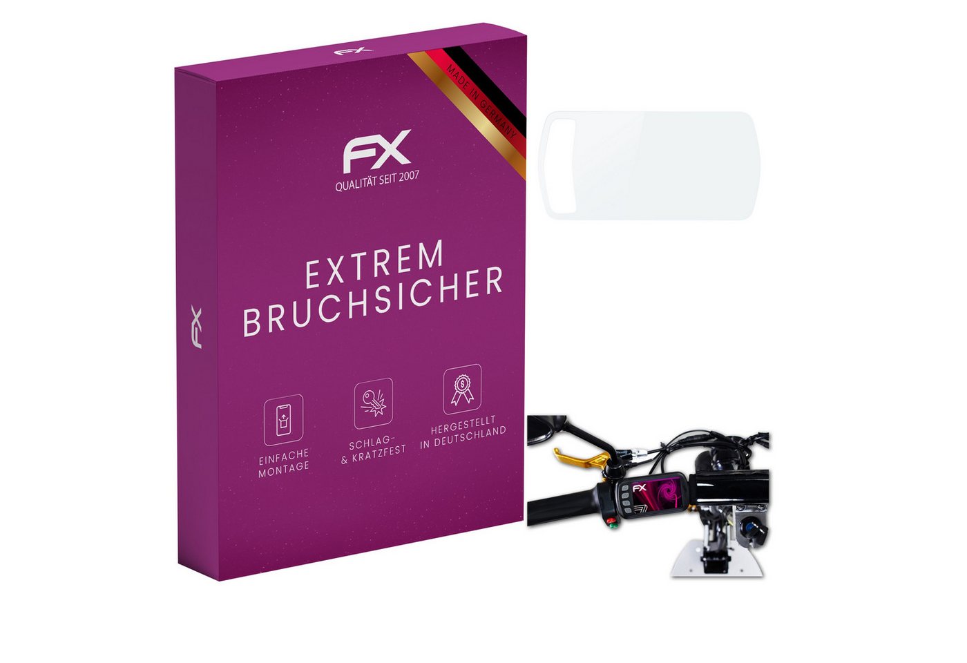 atFoliX Schutzfolie Panzerglasfolie für eFlux Freeride X2, Ultradünn und superhart atFoliX Schutzfolie Panzerglasfolie für eFlux Freeride X2, Ultradünn und superhart von atFoliX