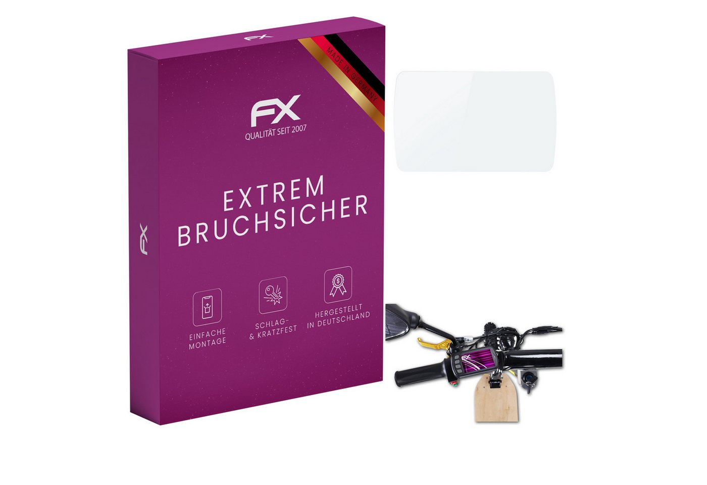 atFoliX Schutzfolie Panzerglasfolie für eFlux Vision X2, Ultradünn und superhart atFoliX Schutzfolie Panzerglasfolie für eFlux Vision X2, Ultradünn und superhart von atFoliX