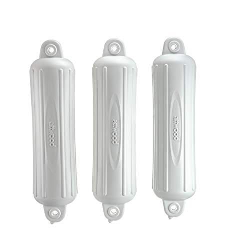 attwood Boat Fender 93553P2-White 5" x 22"-3 Pack SoftSide 93553P2 Bootsfender – Weiß, 12,7 x 55,9 cm – 3 Stück, Einheitsgröße attwood Boat Fender 93553P2-White 5" x 22"-3 Pack SoftSide 93553P2 Bootsfender – Weiß, 12,7 x 55,9 cm – 3 Stück, Einheitsgröße von attwood