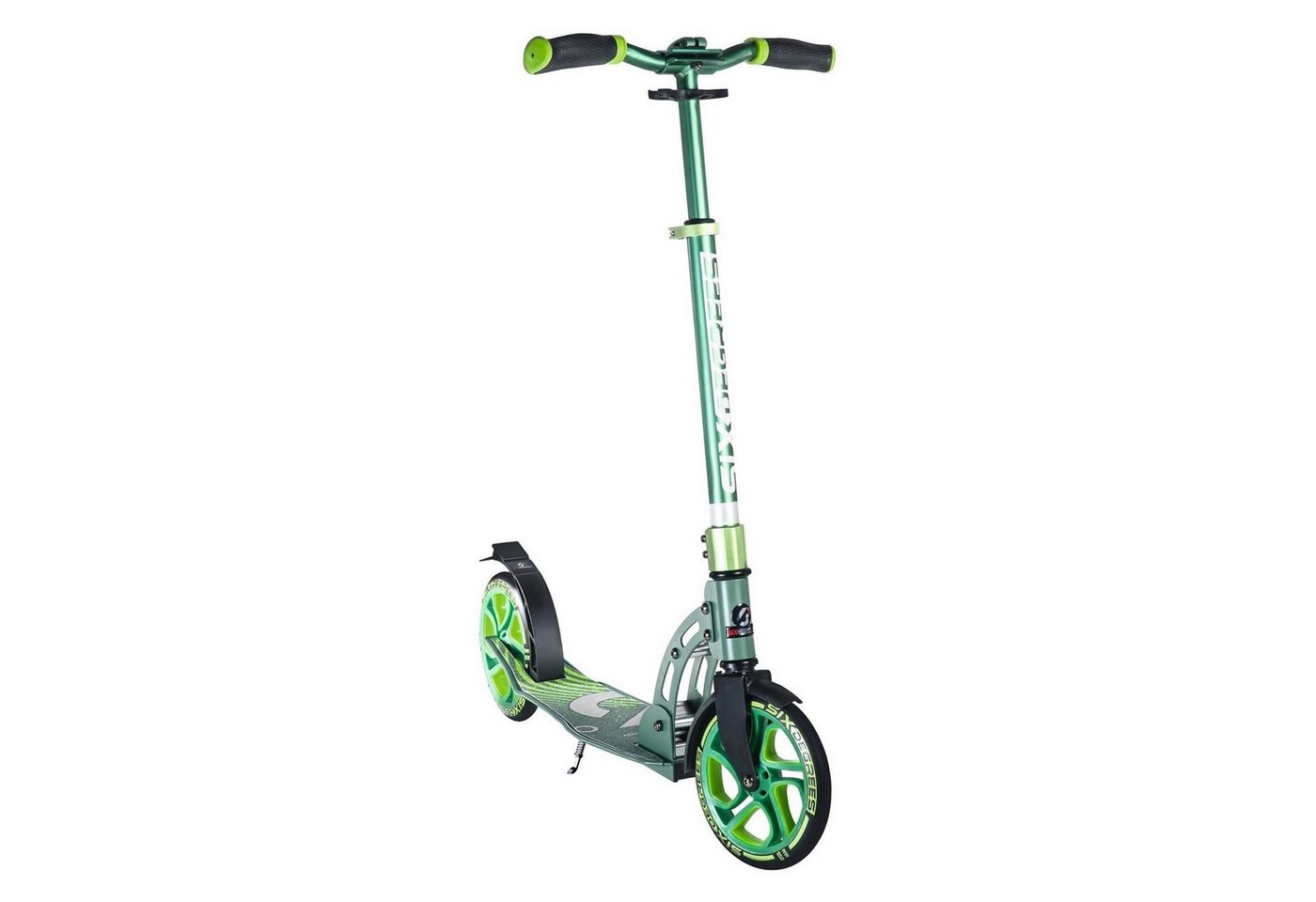 authentic sports & toys Scooter 511 Aluminium Scooter Six Degrees 205 mm, grün von authentic sports & toys