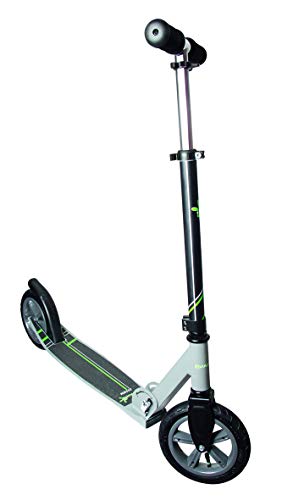 muuwmi Aluminium Scooter AIR – Tretroller, 205 mm, ABEC 7, für Kinder und Erwachsene, GS geprüft, höhenverstellbar, anthrazit von Authentic Sports & Toys