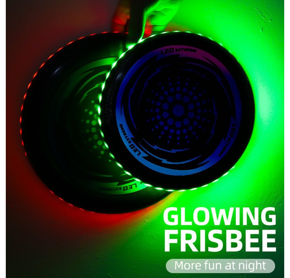 autolock Lernspielzeug Frisbee,LED Aufleuchten Flying Disc-Frisbee,Flashflight Frisbee, leuchtet im Dunkeln,Perfektes Geburtstags-und Campinggeschenk von autolock