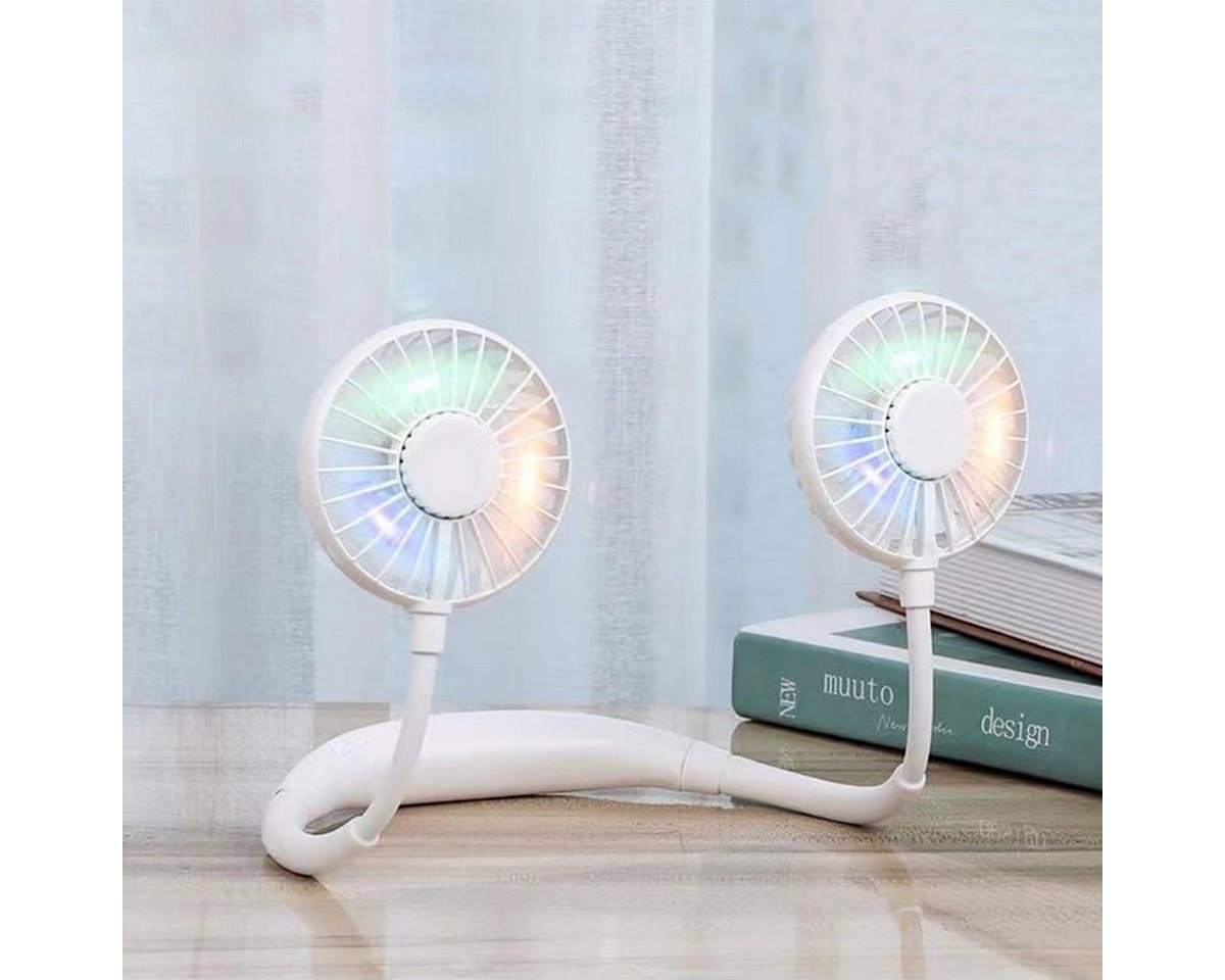 autolock Mini USB-Ventilator Tragbarer Ventilator Mini USB-Ventilator 3 Stufen , 360° Einstellbar Halsventilator mit LED-Licht autolock Mini USB-Ventilator Tragbarer Ventilator Mini USB-Ventilator 3 Stufen , 360° Einstellbar Halsventilator mit LED-Licht von autolock