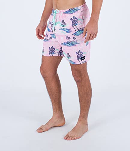 babylegs Division Herren Cannonball Volley 17' Badeshorts, Flamingo, S von Hurley