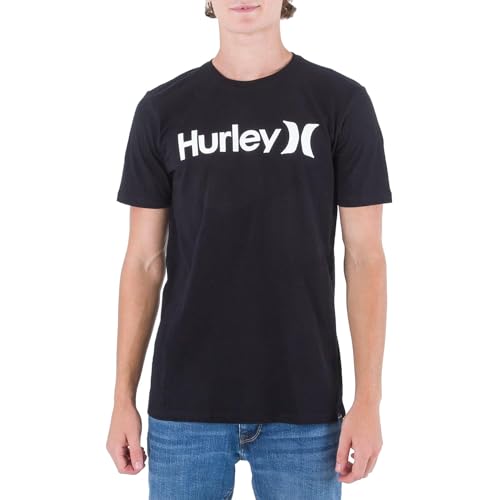 babylegs division Herren Evd OAO Solid Ss Tshirt, schwarz, M von Hurley