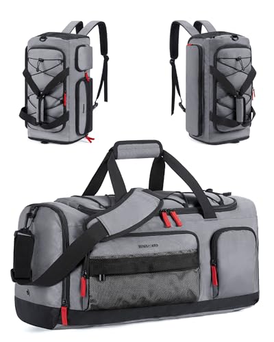 BAGSMART Sporttasche Damen und Herren, Sporttasche mit Schuhfach und Nassfach wasserdichte Gym Bag Reisetasche trainingstasche schwimmtasche für Fitness, Reisen, Outdoor-Aktivitäten, dunkelgrau BAGSMART Sporttasche Damen und Herren, Sporttasche mit Schuhfach und Nassfach wasserdichte Gym Bag Reisetasche trainingstasche schwimmtasche für Fitness, Reisen, Outdoor-Aktivitäten, dunkelgrau von bagsmart