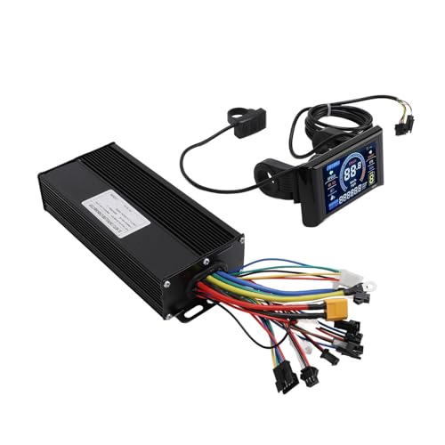 banapoy Bürstenloser Controller mit LCD-Display, 36 V, 48 V, 52 V, 40 A, 1500 W, 2000 W, E-Bike-Sinus-Scooter-Controller, 3-Modus-Bedienfeld für Elektrofahrräder, Wärmeableitung banapoy Bürstenloser Controller mit LCD-Display, 36 V, 48 V, 52 V, 40 A, 1500 W, 2000 W, E-Bike-Sinus-Scooter-Controller, 3-Modus-Bedienfeld für Elektrofahrräder, Wärmeableitung von banapoy