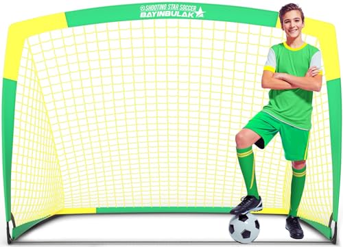 bayinbulak Fussballtor Pop Up Fussballtore für Kinder Garten Fussball Tor Football Ball Tore x1 von bayinbulak
