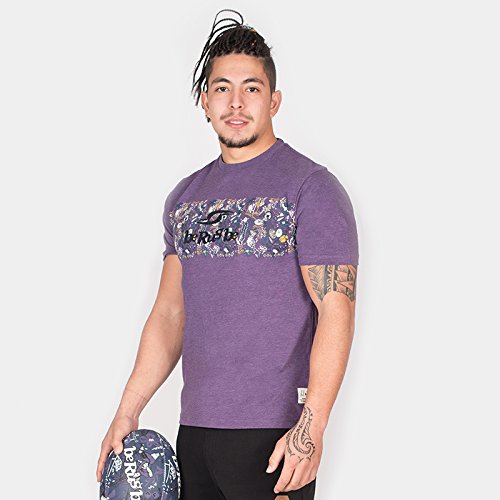 beRugbe Herren Aloha T-Shirt, violett, XXL beRugbe Herren Aloha T-Shirt, violett, XXL von beRugbe