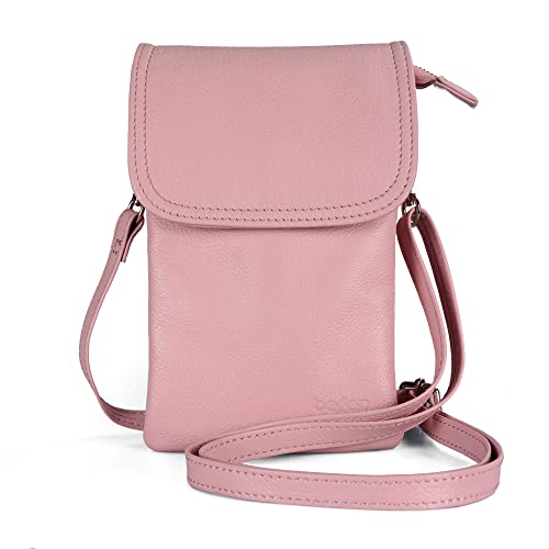 befen Handytasche zum Unhängen Damen Echtleder, Handytasche mit Geldbörse zum Umhängen Kleine Umhängetasche Damen Rosa mit Langem Riemen und Schlüsselring für Phone unter 6,5 Zoll befen Handytasche zum Unhängen Damen Echtleder, Handytasche mit Geldbörse zum Umhängen Kleine Umhängetasche Damen Rosa mit Langem Riemen und Schlüsselring für Phone unter 6,5 Zoll von befen
