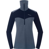 Bergans Damen Inner:Dual Merino Half Zip Longsleeve von bergans