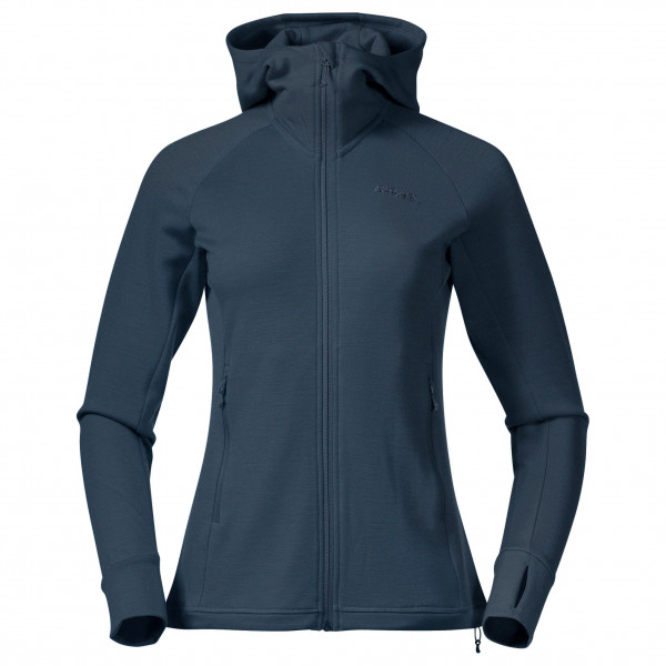 Bergans - Women's Ulstein Wool Hood Jacket - Wolljacke Gr S;XL;XS rot von bergans