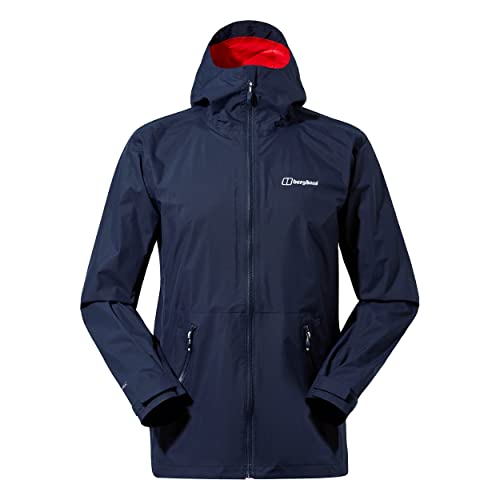 Berghaus Herren Deluge Pro 2.0 Wasserdichte Shell Jacke, verstellbare, strapazierfähige Jacke, Regenschutz von Berghaus