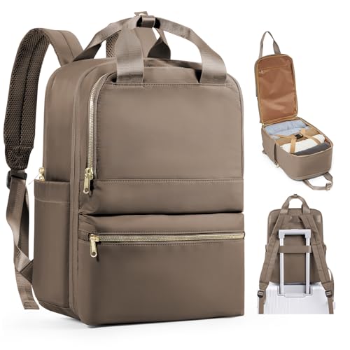 bergsalz Reiserucksack Damen Ryanair Handgepäck 40x20x25 Rucksack Damen Herren Arbeit Handgepäck Rucksack Wasserdicht Travel Backpack Braun bergsalz Reiserucksack Damen Ryanair Handgepäck 40x20x25 Rucksack Damen Herren Arbeit Handgepäck Rucksack Wasserdicht Travel Backpack Braun von bergsalz