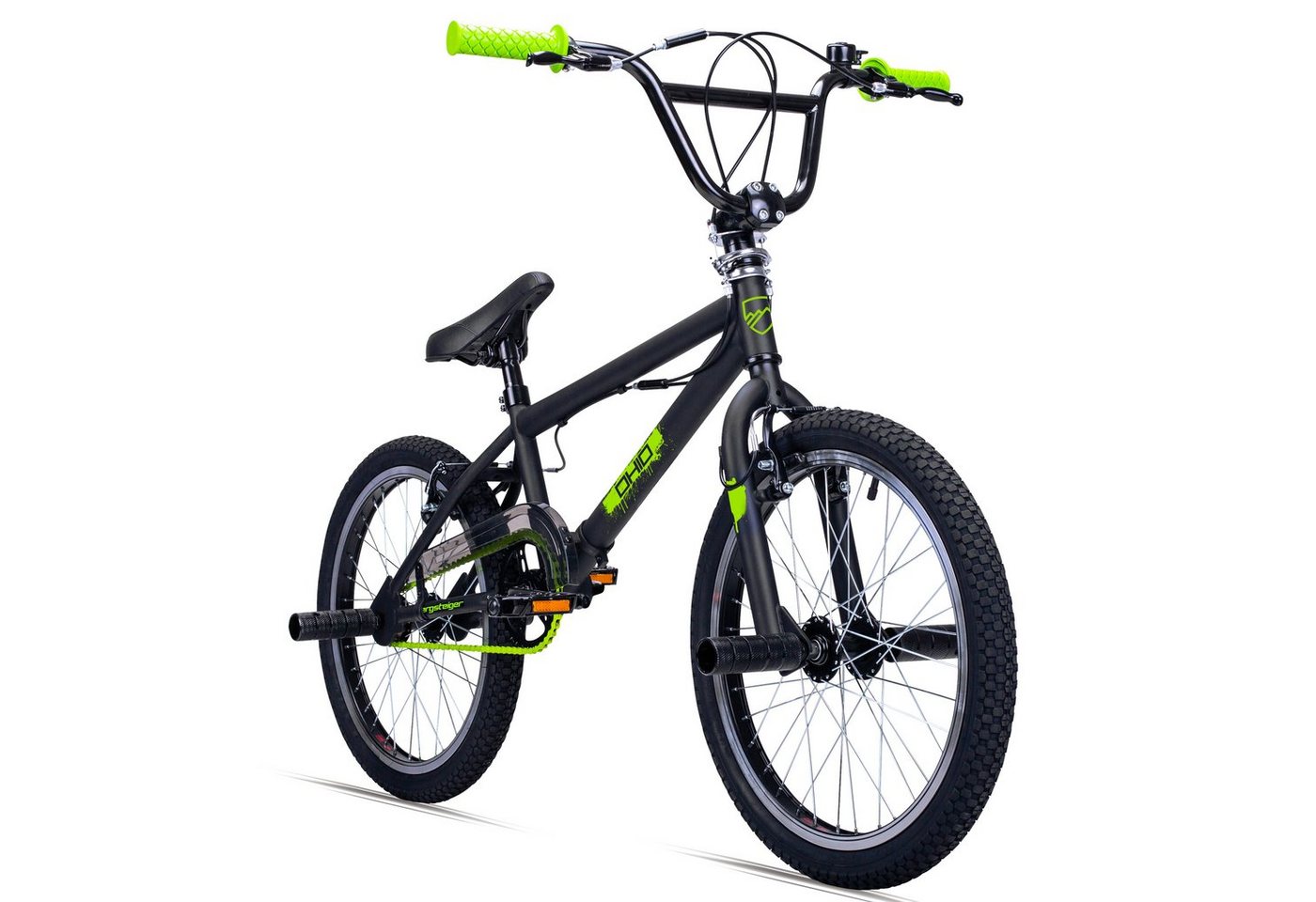 bergsteiger BMX-Rad Ohio 20 Zoll BMX, 360° Rotor-System, Freestyle, 1 Gang von bergsteiger