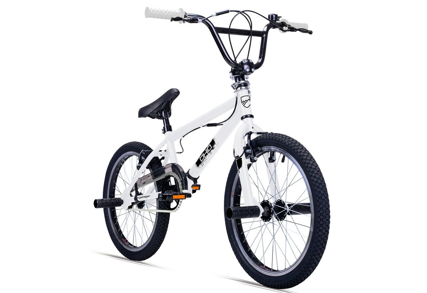 bergsteiger BMX-Rad Ohio 20 Zoll, 360° Rotor-System, Freestyle, Mädchen, Jungen, 1 Gang, V-Bremsen von bergsteiger