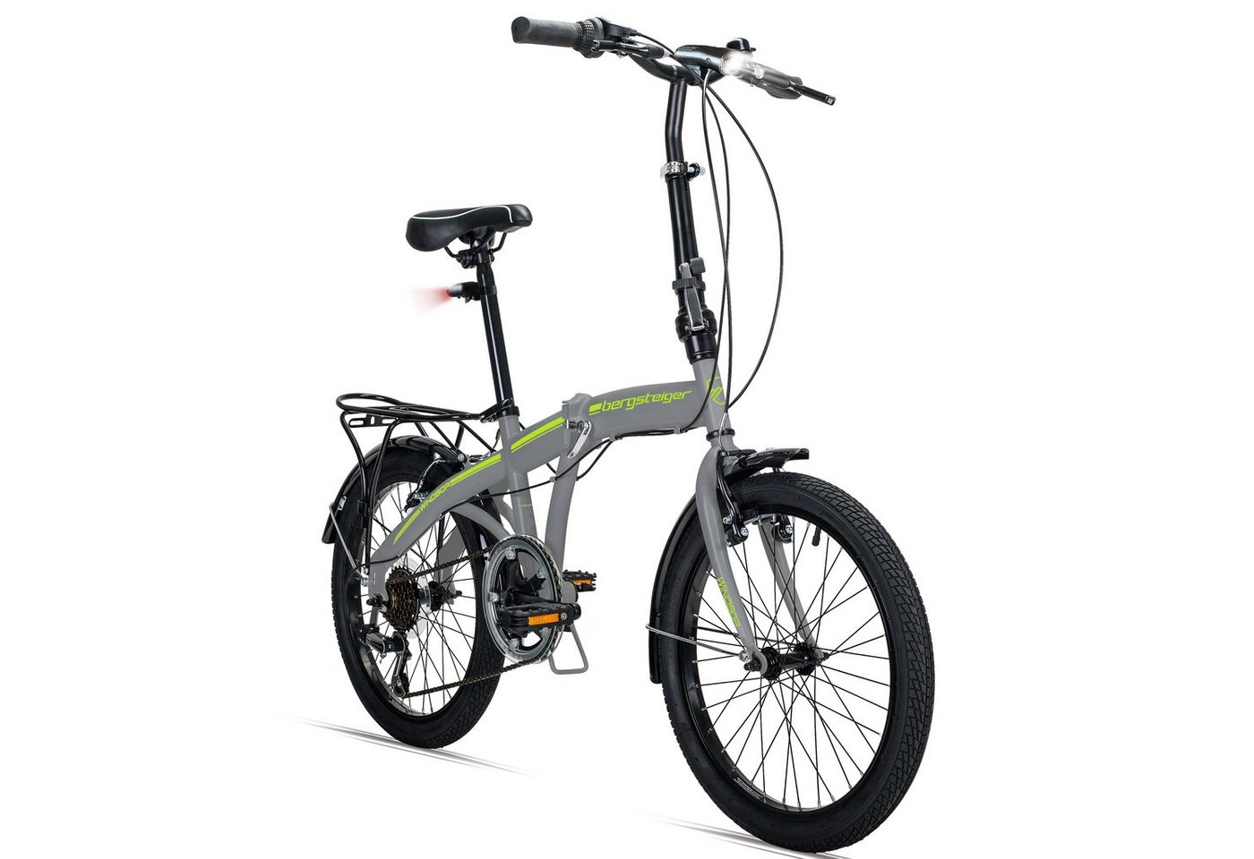 bergsteiger Faltrad Windsor 20 Zoll, Klapprad, Shimano 6 Gang-Schaltung, Damen, Herren, 6 Gang Shimano Tourney RD-TY21 Schaltwerk, Kettenschaltung, V-Bremsen bergsteiger Faltrad Windsor 20 Zoll, Klapprad, Shimano 6 Gang-Schaltung, Damen, Herren, 6 Gang Shimano Tourney RD-TY21 Schaltwerk, Kettenschaltung, V-Bremsen von bergsteiger