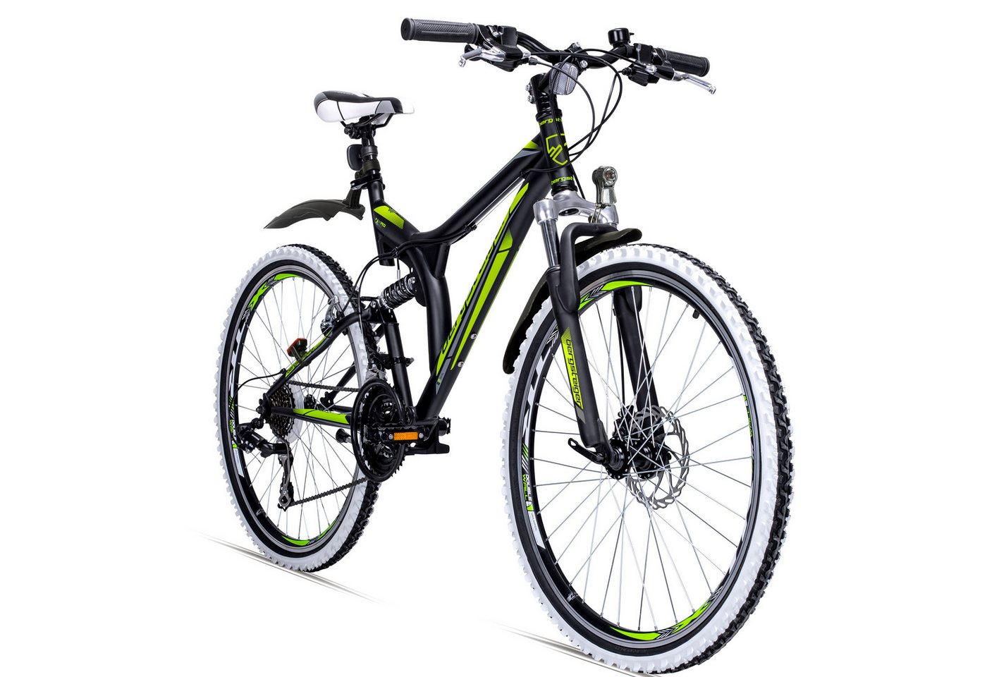 bergsteiger Mountainbike Phoenix 26 Zoll, geeignet ab 160 cm, Damen, Herren, 21 Gang Shimano Tourney RD-TY300 Schaltwerk, Kettenschaltung, Scheibenbremse, V-Brake bergsteiger Mountainbike Phoenix 26 Zoll, geeignet ab 160 cm, Damen, Herren, 21 Gang Shimano Tourney RD-TY300 Schaltwerk, Kettenschaltung, Scheibenbremse, V-Brake von bergsteiger