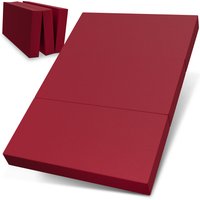 Bestschlaf Klappmatratze Gästematratze, 140x195x15 cm, rot Bestschlaf Klappmatratze Gästematratze, 140x195x15 cm, rot von bestschlaf