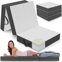 Bestschlaf Klappmatratze Gästematratze »Deluxe« mit 4 cm Visko, 90x200x15cm, 15cm dick, weiß/grau Bestschlaf Klappmatratze Gästematratze »Deluxe« mit 4 cm Visko, 90x200x15cm, 15cm dick, weiß/grau von bestschlaf