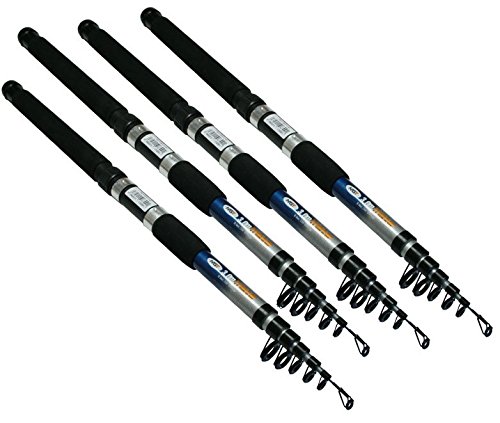 4 x Teleskoprute Angelrute 3,00 Meter 20-50g Wurfgewicht Friedfisch Hecht Zander Barsch Forelle 4 x Teleskoprute Angelrute 3,00 Meter 20-50g Wurfgewicht Friedfisch Hecht Zander Barsch Forelle von NGT