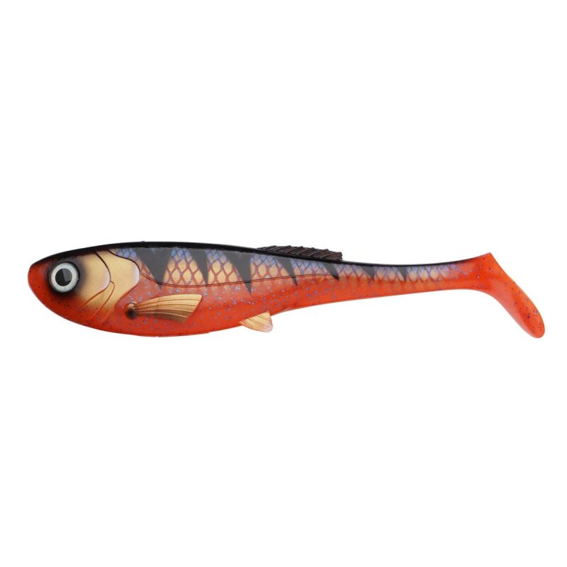 ABU GARCIA Beast Slim Paddletail 21cm 94g Red Tiger 4Stk.