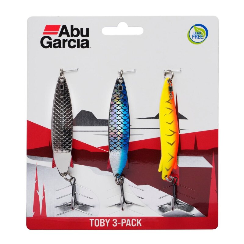 ABU GARCIA Toby Spoon 7,5cm 20g Mix Colours I 3Stk. ABU GARCIA Toby Spoon 7,5cm 20g Mix Colours I 3Stk.