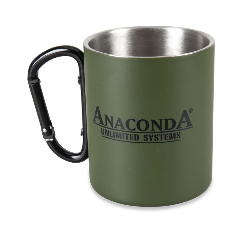 ANACONDA Carabiner Mug Stainless Steel 300ml ANACONDA Carabiner Mug Stainless Steel 300ml