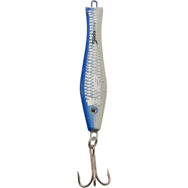 AQUANTIC 3D Holo Pilker 125g Blau/Silber AQUANTIC 3D Holo Pilker 125g Blau/Silber
