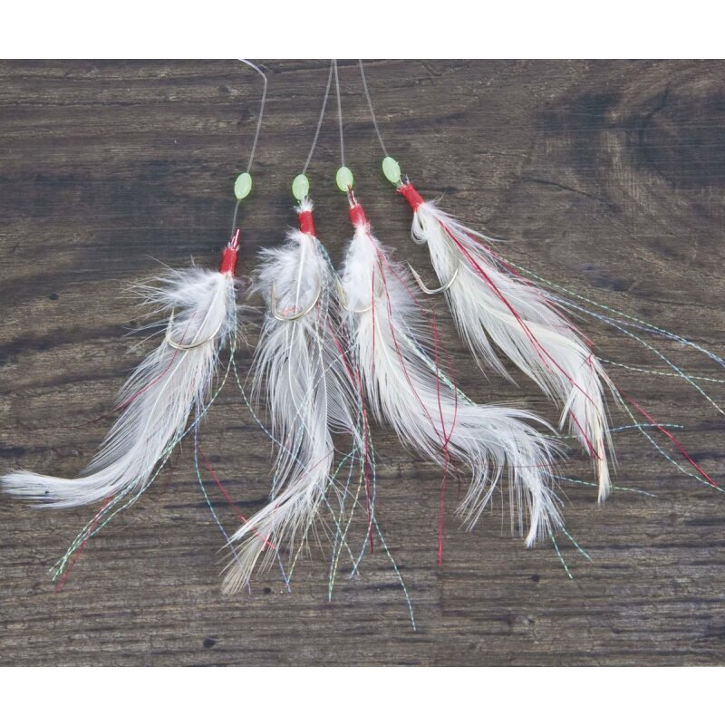 AQUANTIC Makrele 4 Gr.2/0 140cm 0,5mm AQUANTIC Makrele 4 Gr.2/0 140cm 0,5mm