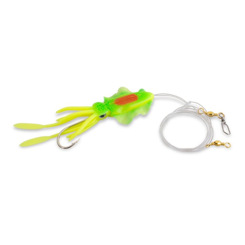 AQUANTIC Octopus Leader Rig Gr.8/0 100cm 0,8mm Firetiger AQUANTIC Octopus Leader Rig Gr.8/0 100cm 0,8mm Firetiger