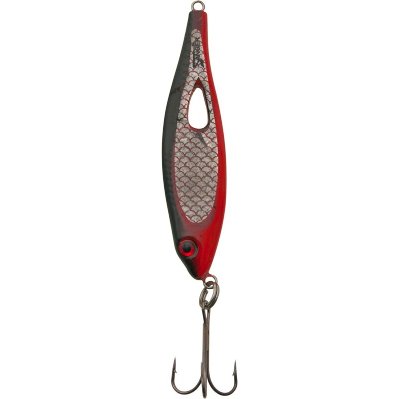 AQUANTIC Perfo Pilk 130g Schwarz-Rot AQUANTIC Perfo Pilk 130g Schwarz-Rot