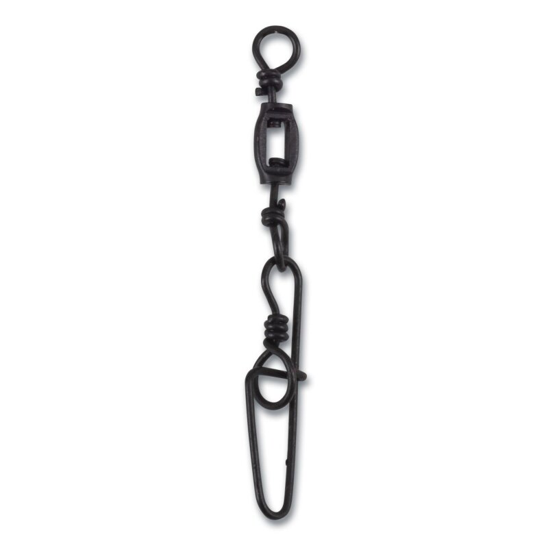 AQUANTIC X-Strong Insurance Swivel Gr.1/0 Schwarz 5Stk. AQUANTIC X-Strong Insurance Swivel Gr.1/0 Schwarz 5Stk.