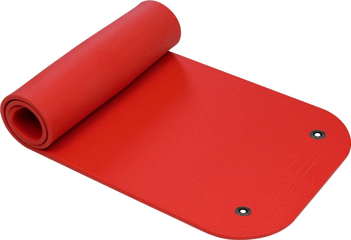 Airex Gymnastikmatte "Coronella", Rot, Mit Ösen von AIREX