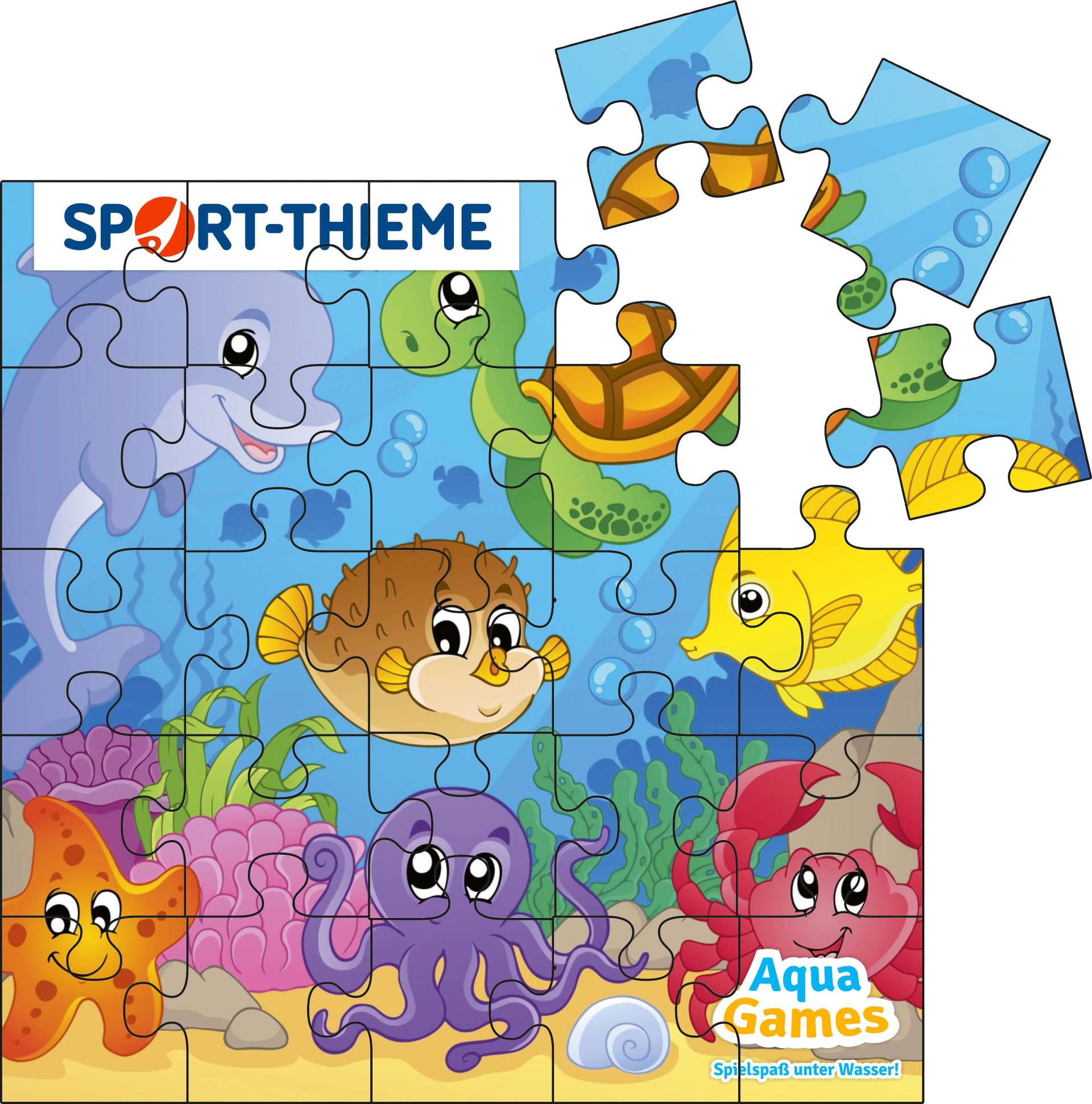 Sport-Thieme Unterwasser-Spiel "Puzzle", Meeresbewohner, Quadratisch Sport-Thieme Unterwasser-Spiel "Puzzle", Meeresbewohner, Quadratisch von Sport-Thieme