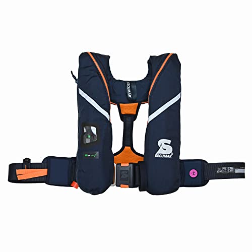Automatische Rettungsweste Secumar Survival 275 Harness dunkelblau / orange von Secumar