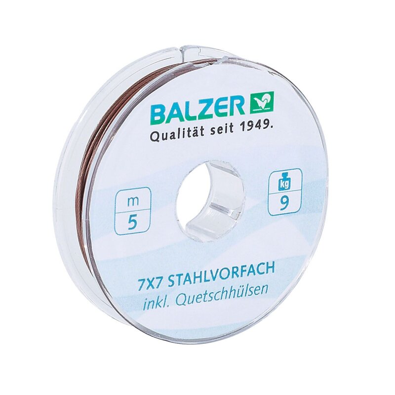 BALZER 7x7 Niroflex Spule Unbeschichtet 9kg 5m BALZER 7x7 Niroflex Spule Unbeschichtet 9kg 5m